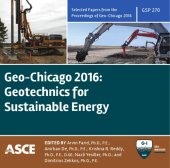 book Geo-Chicago 2016 : Geotechnics for Sustainable Energy