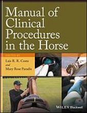 book Manual of clinical procedures in the horse