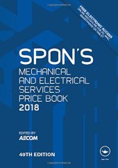 book Spon's Mechanical and Electrical Services Price Book 2018