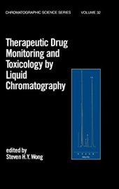 book Therapeutic Drug Monitoring and Toxicology by Liquid Chromatography