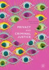 book  Privacy and Criminal Justice