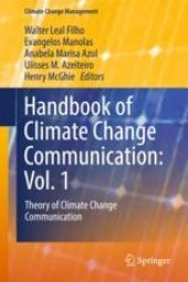 book Handbook of Climate Change Communication: Vol. 1: Theory of Climate Change Communication