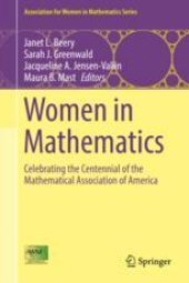 book  Women in Mathematics: Celebrating the Centennial of the Mathematical Association of America