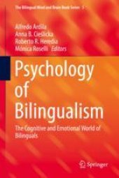 book Psychology of Bilingualism: The Cognitive and Emotional World of Bilinguals