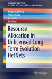 book  Resource Allocation in Unlicensed Long Term Evolution HetNets