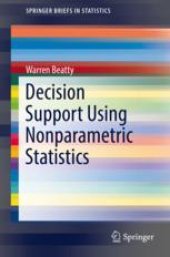 book  Decision Support Using Nonparametric Statistics