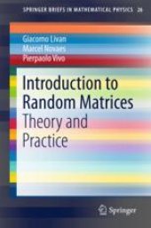 book  Introduction to Random Matrices: Theory and Practice