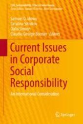 book  Current Issues in Corporate Social Responsibility: An International Consideration