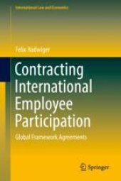 book  Contracting International Employee Participation: Global Framework Agreements