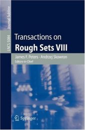 book Transactions on Rough Sets VIII