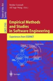 book Empirical Methods and Studies in Software Engineering: Experiences from ESERNET