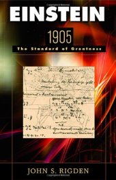 book Einstein 1905: The Standard of Greatness