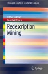 book  Redescription Mining