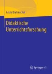 book Didaktische Unterrichtsforschung