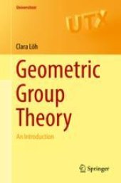 book  Geometric Group Theory: An Introduction