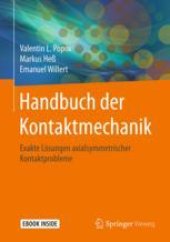 book  Handbuch der Kontaktmechanik: Exakte Lösungen axialsymmetrischer Kontaktprobleme