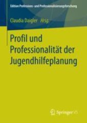 book  Profil und Professionalität der Jugendhilfeplanung