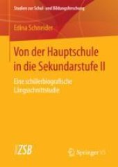 book  Von der Hauptschule in die Sekundarstufe II : Eine schülerbiografische Längsschnittstudie