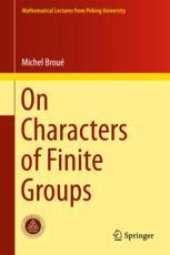 book  On Characters of Finite Groups