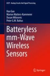 book  Batteryless mm-Wave Wireless Sensors