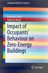 book  Impact of Occupants' Behaviour on Zero-Energy Buildings