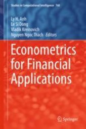 book  Econometrics for Financial Applications