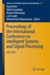 book  Proceedings of the International Conference on Intelligent Systems and Signal Processing : ISSP 2017