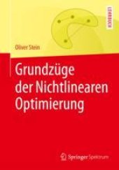 book  Grundzüge der Nichtlinearen Optimierung