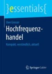 book  Hochfrequenzhandel: Kompakt, verständlich, aktuell