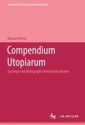 book  Compendium Utopiarum: Typologie und Bibliographie literarischer Utopien