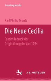 book  Die Neue Cecilia: Faksimiledruck der Originalausgabe von 1794