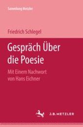 book  Gespräch Über Die Poesie