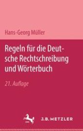 book  Regeln für die deutsche Rechtschreibung und Wörterbuch