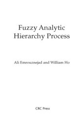 book Fuzzy Analytic Hierarchy Process