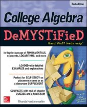 book College Algebra DeMYSTiFieD