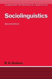 book Sociolinguistics