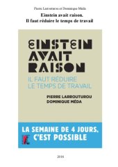 book Einstein avait raison: Il faut réduire le temps de travail. La semaine de quatre jours, c´est possible