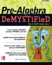 book Pre-Algebra DeMYSTiFieD, Second Edition