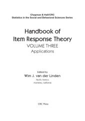 book Handbook of Item Response Theory - volume three - Applications