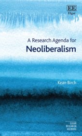 book A Research Agenda for Neoliberalism