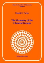 book The Geometry of the Classical Groups