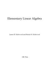 book Elementary Linear Algebra