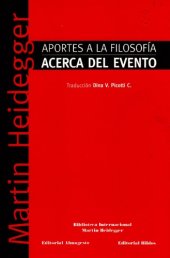 book Aportes a la filosofía: acerca del evento