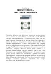 book Breve storia del neoliberismo