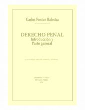 book Derecho Penal. Introduccion y Parte General