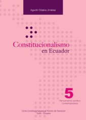 book Constitucionalismo en Ecuador