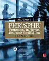 book PHR/SPHR professional in human resources certification all-in-one : exam guide