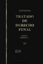 book Tratado de Derecho Penal. Parte General. Tomo IV