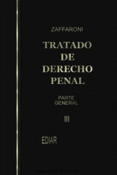 book Tratado de Derecho Penal. Parte General. Tomo III