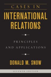 book Cases in International Relations: Principles and Applications